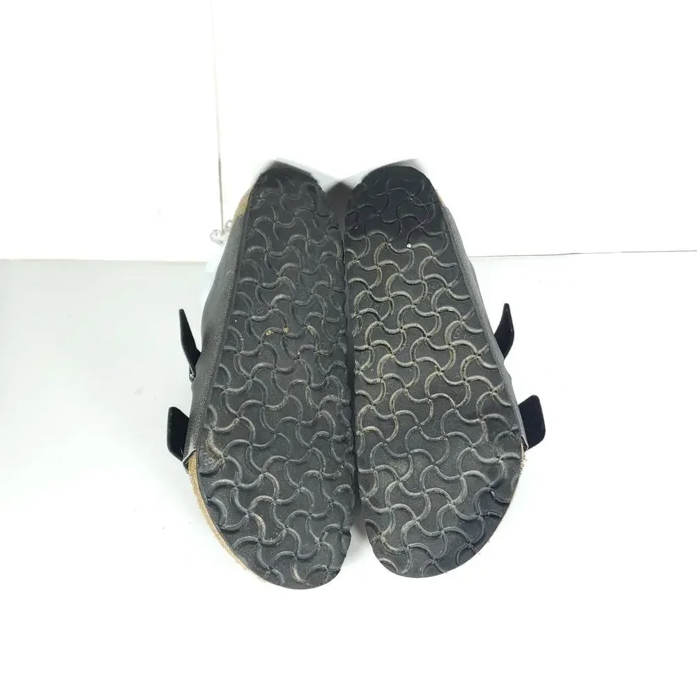 BIRKENSTOCK Arizona Men's EU43 US10 Anthracite Birko-Flor Slide Sandals